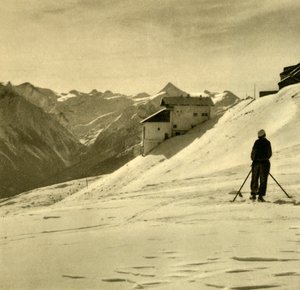 Hiihto Schmittenhöhellä, Itävallassa, 1935. tekijältä Unbekannt