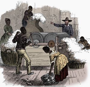 Orjatyövoimaa puuvillaviljelmällä Amerikan eteläosissa, 1860 tekijältä Unbekannt