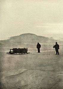 Kelkkailua esteellä ennen auringon paluuta, c1908, 1909 tekijältä Unbekannt