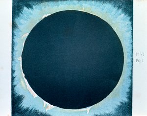 Aurinkokorona ja näkyvyyttä 1860 1870. tekijältä Unbekannt