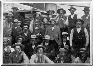 Jotkut Cronjes-buurien upseereista Paardebergin jälkeen, 2. buurisota, 1900 tekijältä Unbekannt