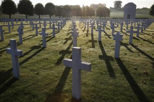Sommen amerikkalainen hautausmaa, Bony, Ranska tekijältä Unbekannt