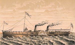 Southern Belle Toronton, Niagaran ja Buffalon välillä..., 1800-luvun puolivälissä. tekijältä Unbekannt