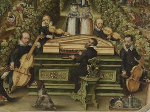 Lucas Friedrich Behaim von Schwartzbachin spinet-kansi, 1619 tekijältä Unbekannt