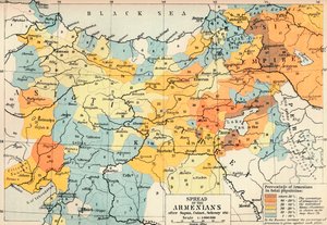Armenian leviäminen Supanin, Cuinetin, Selenoyn jne. jälkeen, c1560, 1907 tekijältä Unbekannt