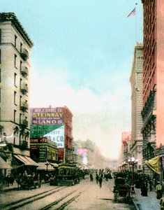 Spring Street, Los Angeles, Kalifornia, Yhdysvallat, 1900-luku tekijältä Unbekannt