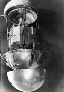 Sputnik 1, venäläinen satelliitti, 1957 tekijältä Unbekannt