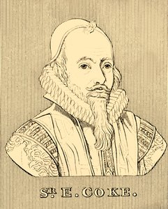 Sr. E. Coke, 1552-1634, 1830. tekijältä Unbekannt