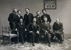 Sreda Wednesday, venäläinen kirjallisuusryhmä, 1890-luku tekijältä Unbekannt