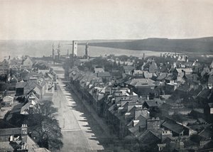 St. Andrews - Näkymä kaupunkiin College Church Towerista, 1895 tekijältä Unbekannt