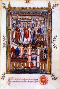 St Denis ennen Sisinniusta, 1317 tekijältä Unbekannt