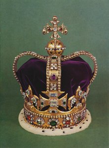 St. Edwardsin kruunu, jolla suvereeni kruunataan, 1953 tekijältä Unbekannt