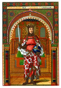 Pyhä Ferdinand Ferdinand III Kastilia ja Leon, 1886 tekijältä Unbekannt