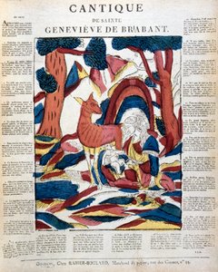 St Genevieve Brabantista metsässä, 1800-luku tekijältä Unbekannt