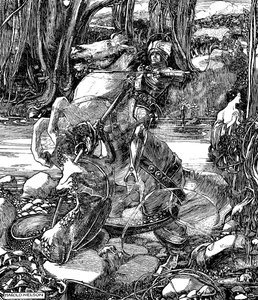 Pyhä Yrjö ja lohikäärme, 1901 tekijältä Unbekannt