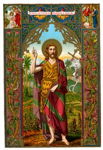Pyhä Johannes Kastaja, 1886 tekijältä Unbekannt