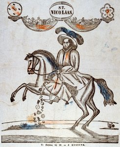 Pyhä Nikolaus, 1800-luku tekijältä Unbekannt