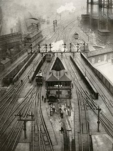 St. Pancras. Lontoon, Midlandin ja Scottish Railwayn päätepysäkki, 1935. tekijältä Unbekannt