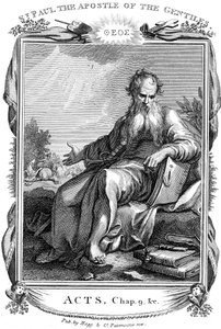 Pyhä apostoli Paavali, joka vei kristillisen viestin pakanoille, 1800-luku tekijältä Unbekannt