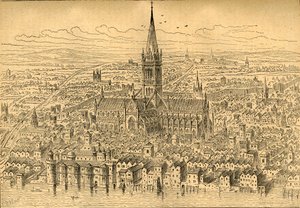 St. Pauls and the Neighborhood vuonna 1540, 1897. tekijältä Unbekannt