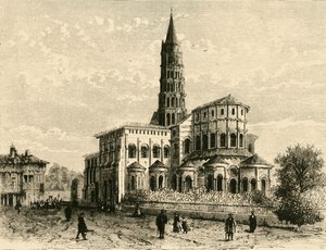 St. Sernin, Toulouse, 1890. tekijältä Unbekannt