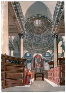 St Stephens, Walbrook, 1850 tekijältä Unbekannt