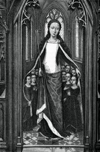 Pyhä Ursula ja pyhät neitsyet, Pyhän Ursulan pyhäinjäännöksestä, 1489, 1870 tekijältä Unbekannt
