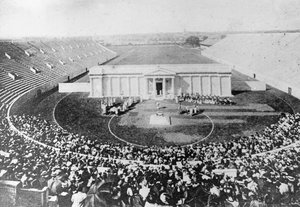 Stadion, Harvard University, Cambridge, Massachusetts, USA, 1900-luvun alku tekijältä Unbekannt