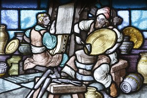 Lasimaalaus: Jerusalemin temppelirakennus, Budapest, Hongrie tekijältä Unbekannt