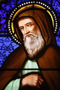 Lasimaalaus St Paulin kirkossa Lyonissa: Saint Bonaventure, Lyon, Ranska tekijältä Unbekannt
