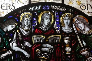 J. Gordon Guthrien suunnittelema lasimaalaus. Seraph, New York, Yhdysvallat tekijältä Unbekannt