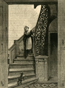 Portaikko Southampton Housessa, n. 1872. tekijältä Unbekannt