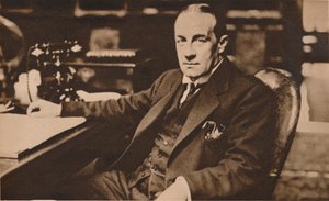 Stanley Baldwin, vasta valittu Yhdistyneen kuningaskunnan pääministeri, toukokuu 1923 1935. tekijältä Unbekannt