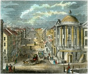 State Street, Albany, New York, Yhdysvallat, n. 1835 tekijältä Unbekannt