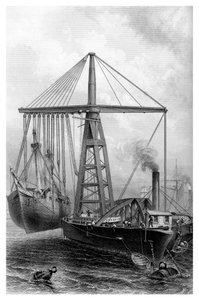 Steam Derrick, 1866 tekijältä Unbekannt