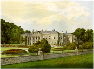 Studley Royal, Yorkshire, Riponin markiisin koti, vuodelta 1880 tekijältä Unbekannt