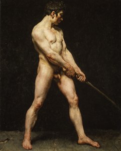 Tutkimus alaston miehestä, n. 1810-20.
