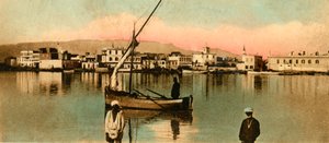 Suez - Näkymä tounille korkeiden vesien aikana, c1918-c1939. tekijältä Unbekannt