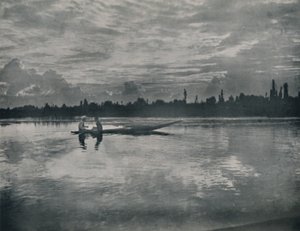 Auringonlasku Dal-järvellä, Kashmir, 1936. tekijältä Unbekannt