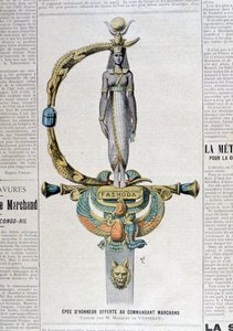 Kaupalliselle komentajalle tarjottu kunniamiekka, 1899 tekijältä Unbekannt