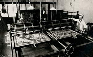 Szczepaniks sähköinen korttileikkauskone, c1903 tekijältä Unbekannt