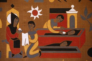Kuvakudos Saint-Pierre de Solesmesin luostarissa: Saint Benedictin elämä, Solesmes, Ranska tekijältä Unbekannt