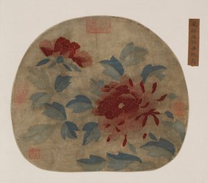 Kuvakudos: pionit, mahdollisesti Ming-dynastia, 1368-1644. tekijältä Unbekannt