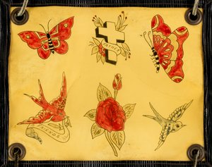 Tattoo Flash, 1900-luku. tekijältä Unbekannt