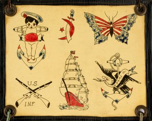 Tattoo Flash, 1900-luku. tekijältä Unbekannt