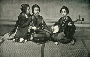 "Tea ja musiikki", 1891. tekijältä Unbekannt