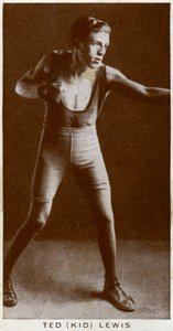 Ted Kid Lewis, brittiläinen nyrkkeilijä, 1938 tekijältä Unbekannt