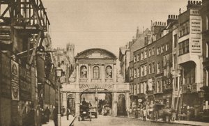 Temple Bar: Kaupungin raja Strandissa vuonna 1878, n. 1935. tekijältä Unbekannt