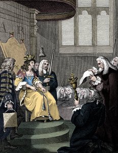 Englannin ja Skotlannin välinen liittosopimus luettiin ennen kuningatar Annea, 1826 tekijältä Unbekannt