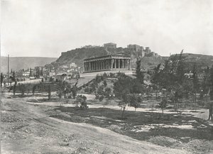 Agora ja Akropolis, Ateena, Kreikka, 1895. tekijältä Unbekannt